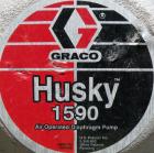 Used Husky Air Operated Double Diaphragm Pump, Series E98A, 316 Stainless Steel. 2