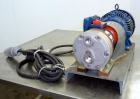 Used Hydra-Cell Diaphragm Pump, Model D10SLSJHEEMG, 316L  Stainless Steel. Maximum flow 6 gallons per minute. 1