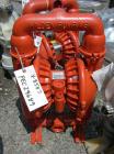 Unused- Wilden Air Operated Double Diaphragm Pump, Model M8, carbon steel construction. Rated approximately 156 gallons per minute, 125 psi, 2