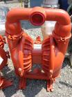 Unused- Wilden Air Operated Double Diaphragm Pump, Model M8, carbon steel construction. Rated approximately 156 gallons per minute, 125 psi, 2