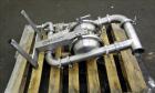 Used Murzan Sanitary Diaphragm Pump, Model PI 50 SL, 316 Stainless Steel. Approximate 100 gallons per minute at 40 psig requires 75 psi and 82 scfm. 6