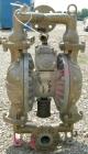 Used Yamada Diaphragm Pump, Model NDP-40BST, 316 stainless steel. 116 gallons per minute max capacity, max solids size 9/32