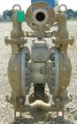 Used Yamada Diaphragm Pump, Model NDP-40BST, 316 stainless steel. 116 gallons per minute max capacity, max solids size 9/32