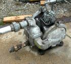 Used Sandpiper Air Powered Double Diaphragm Pump, Model SB1 1/2-A, Aluminum. Rated 0-90 gallons per minute, 1/4