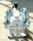 USED: Sandpiper air powered double diaphragm pump, model SB1-A, type SGN-4-SS, 316 stainless steel. Rated 42 gallons per minute, 1/4