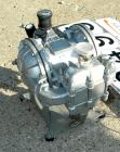USED: Sandpiper air powered double diaphragm pump, model SB1-A, type SGN-4-SS, 316 stainless steel. Rated 42 gallons per minute, 1/4
