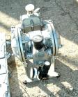 USED: Sandpiper air powered double diaphragm pump, model SB1-A, type SGN-4-SS, 316 stainless steel. Rated 42 gallons per minute, 1/4