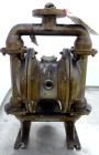 Used Wilden Air Operated Double Diaphragm Pump, Model M4, 316 Stainless Steel. Rated approximate 70 gallons per minute, 3/16” maximum solids handling. 1-1/2” Inlet/outlet.