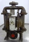 Used Wilden Air Operated Double Diaphragm Pump, Model M4, 316 Stainless Steel. Rated approximate 70 gallons per minute, 3/16” maximum solids handling. 1-1/2” Inlet/outlet.