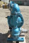 Used Warren Rupp Sandpiper Air Powered Double Diaphragm Pump, Model EB3-SA, Type TB-1-A, Aluminum.Rated 0-204 gallons per minute, 7/16