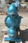 Used Warren Rupp Sandpiper Air Powered Double Diaphragm Pump, Model EB3-SA, Type TB-1-A, Aluminum.Rated 0-204 gallons per minute, 7/16