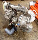 USED: Warren Rupp Sandpiper air powered double diaphragm pump,aluminum. Rated approx 260 gallons per minute, 3