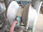 Used-Wilden Double Diaphragm Pump, Model M15.  316 Stainless steel, 3" flanged inlet/outlet.  Includes a Blacoh Sentry pulsa...