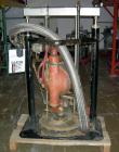 Used Wilden M15 Pneumatic Double Diaphragm Pump. Unit operates by applying compressed air directly to liquid column separated by elastomer diaphragms. The volume is controlled by inlet air. A bypass ...