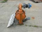 USED: Wilden air operated double diaphragm pump, model M5, 316 stainless steel. Rated 108 gallons per minute, 125 psi, 5/16