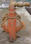 USED: Wilden air operated double diaphragm pump, model M8/SO/NE/NE/NE, 316 stainless steel. Rated 120 gallons per minute at 80 psi. 1/4
