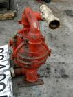 USED: Wilden Air Operated Double Diaphragm Pump, model M8, aluminum construction. Rated approximately 156 gallons per minute, 125 psi, 2