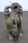 Used Wilden Air Operated Double Diaphragm Pump, Model M8, 316 Stainless Steel. Rated approximate 156 gallons per minute, ¼” maximum solids handling. 2” Inlet/outlet.