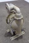 Used Wilden Air Operated Double Diaphragm Pump, Model M8, 316 Stainless Steel. Rated approximate 156 gallons per minute, ¼” maximum solids handling. 2” Inlet/outlet.