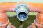 Used Wilden Air Operated Double Diaphragm Pump, Model M8, 316 Stainless Steel. 2