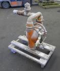 Used Wilden Air Operated Double Diaphragm Pump, Model M8, 316 Stainless Steel. Approximate 156 gallons per minute, 1/4