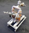Used Wilden Air Operated Double Diaphragm Pump, Model M8, 316 Stainless Steel. Approximate 156 gallons per minute, 1/4