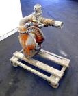 Used- Wilden Air Operated Double Diaphragm Pump, Model M8, 316 Stainless Steel. Approximate 156 gallons per minute, 1/4