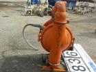 USED: Wilden Air Operated Double Diaphragm Pump, model M8, 316 stainless steel. Rated 156 gallons per minute, 125 psi, 1/4