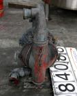 USED: Wilden air operated double diaphragm pump, model M8, aluminum construction. Rated approx 156 gallons per minute, 125 psi, 2