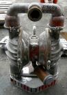 Used Wilden Air Operated Double Diaphragm Pump, Model M8, Aluminum Construction. Rated approximately 156 gallons per minute, 125 psi, 2