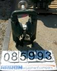 USED: Wilden air operated double diaphragm pump, model M8, 316 stainless steel. Rated 163 gallons per minute, 1/4