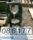 USED: Wilden air operated double diaphragm pump, model M8, 316 stainless steel. Rated 163 gallons per minute, 1/4