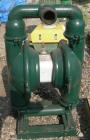 USED: Wilden air operated double diaphragm pump, model M8, 316 stainless steel. Rated 163 gallons per minute, 1/4