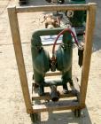 USED: Wilden air operated double diaphragm pump, model M8, 316 stainless steel. Rated 163 gallons per minute, 1/4