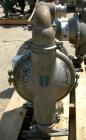 USED: Wilden air operated double diaphragm pump, model M8, 316 stainless steel. Rated 163 gallons per minute, 1/4