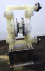 Used Wilden P800 Advanced Air Operated Double Diaphragm Pump, Model P800/PPPP/TF/TF/PTV, Polypropylene. Rated approximate 164 gallons per minute, 1/4” maximum solids handling. 2” Inlet/outlet. Mounte...