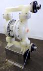 Used- Wilden P800 Advanced Air Operated Double Diaphragm Pump, Model P800/PPPP/TF/TF/PTV, Polypropylene. Rated approximate 1...