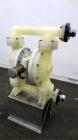 Used Wilden P800 Advanced Air Operated Double Diaphragm Pump, Model P800/PPPP/TF/TF/PTV, Polypropylene. Rated approximate 164 gallons per minute, 1/4” maximum solids handling. 2” Inlet/outlet. Mounte...