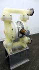 Used Wilden P800 Advanced Air Operated Double Diaphragm Pump, Model P800/PPPP/TF/TF/PTV, Polypropylene. Rated approximate 164 gallons per minute, 1/4” maximum solids handling. 2” Inlet/outlet. Mounte...