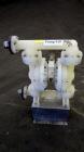 Used- Wilden P800 Advanced Air Operated Double Diaphragm Pump, Model P800/PPPP/TF/TF/PTV, Polypropylene. Rated approximate 1...