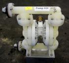 Used Wilden P800 Advanced Air Operated Double Diaphragm Pump, Model P800/PPPP/TF/TF/PTV, Polypropylene. Rated approximate 164 gallons per minute, 1/4” maximum solids handling. 2” Inlet/outlet. Mounte...