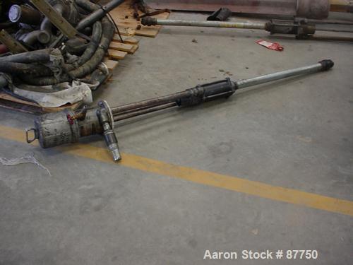 Used Graco Air Operated Drum Unloading Pump, Model 205-038, Series F89L. Approximately 10 gallons per minute, 120 psi, 3:1 ratio.