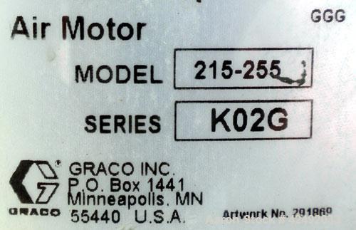 Used Graco Air Operated Bulldog High-Flo Circulation Pump, Part #220578, Series K02C, 304 Stainless Steel. Rated 24 gallons per minute (91 liters), ratio 4 to 1. Maximum air working pressure 100 psi,...