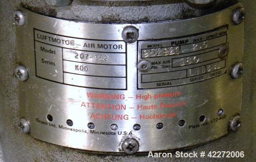 Used- Graco Air Operated President Series Drum Pump, Model 952920