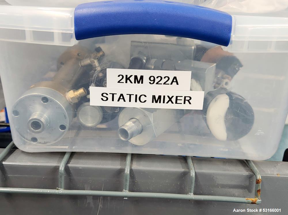 Used 2KM SilcoStar 922A Mix & Metering System – 1:1 Ratio – 800g/min Output – High Viscosity – Color Pump – Accessories Included