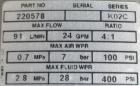 Used Graco Air Operated Bulldog High-Flo Circulation Pump, Part #220578, Series K02C