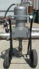 Used Graco Air Operated King Dura-Flo Circulation Pump, Part #237286, Series B03B, 304 Stainless Steel. Rated 3.4 gallons per minute at 60 cycles per minute, ratio 65 to 1. Maximum air working pressu...
