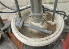 USED: Graco air operated drum unloading pump, model 951-264, series 207-172. Approximately 10 gallons per minute at 60 psi, 10:1 ratio. Approximate 23