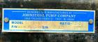 Used Johnstone Air Operated 55 Gallon Drum Unloading Pump, Model 98KLXGC3AX. 8
