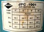 USED: Johnstone air operated 55 gallon drum unloading pump, model JPC 1001, size S1-8-HDE. 8